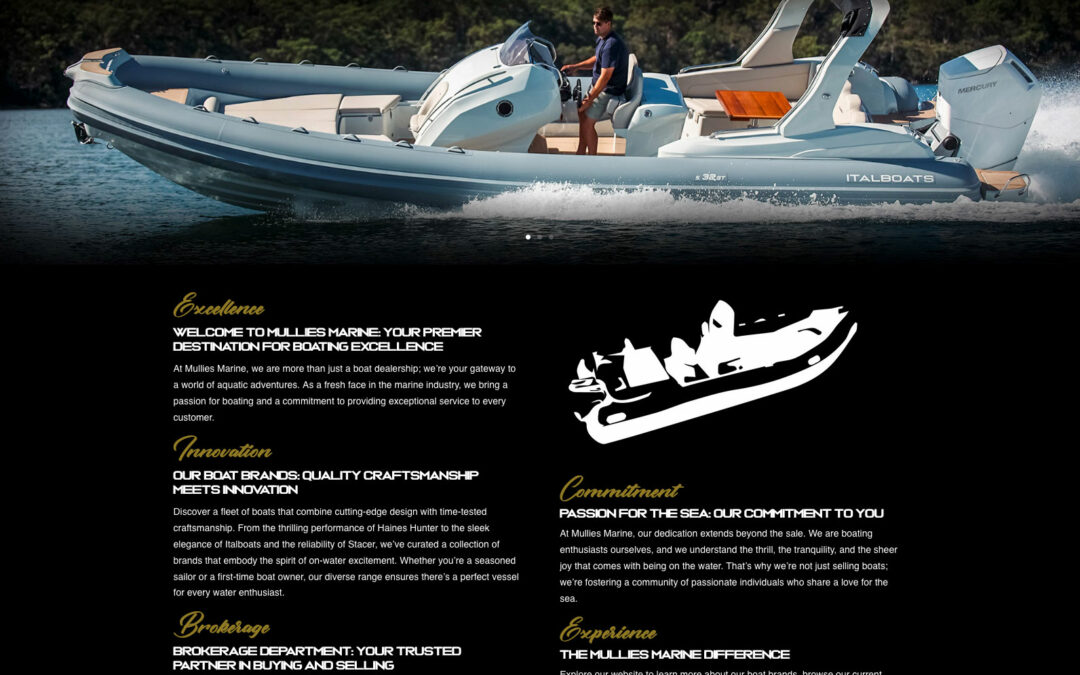 Mullies Marine New Website is LIVE