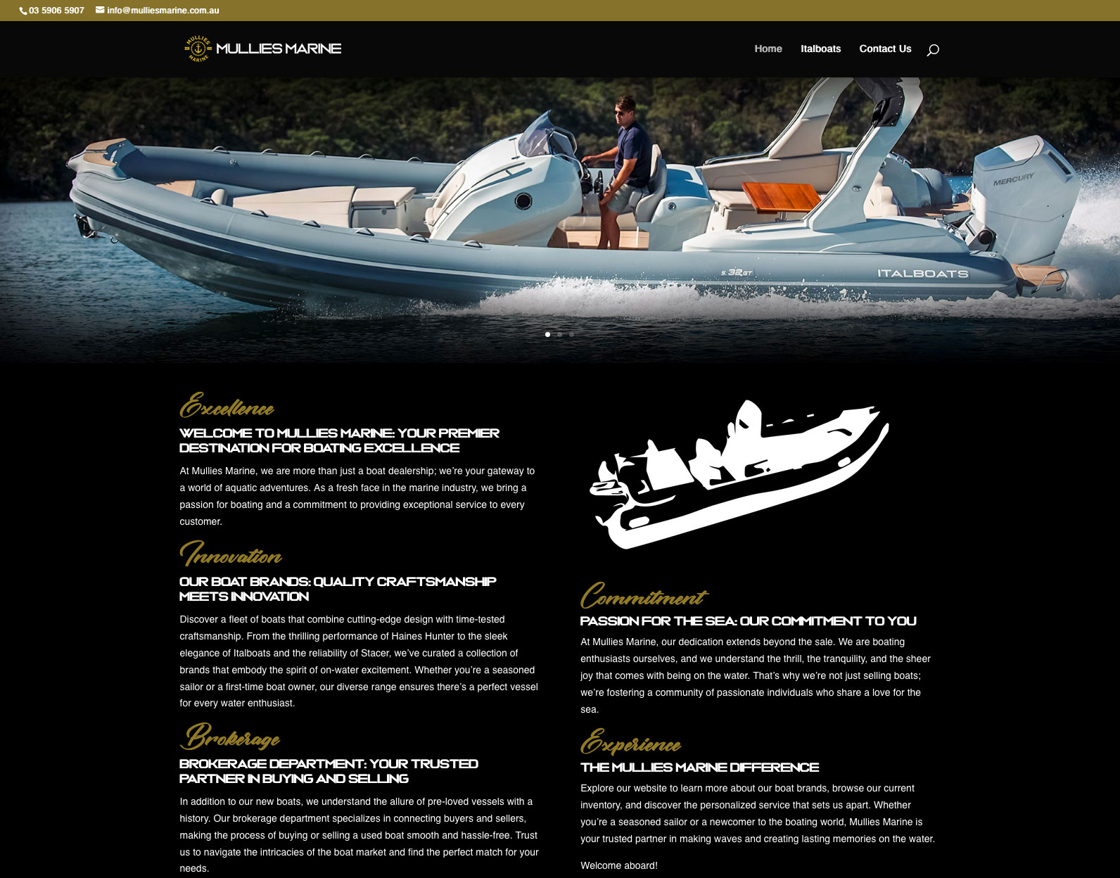 Mullies Marine New Website is LIVE